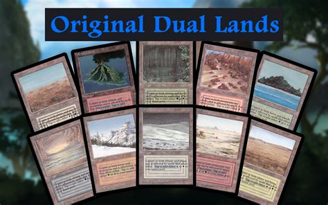 mtg budget dual lands|mtg original dual lands.